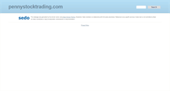 Desktop Screenshot of pennystocktrading.com